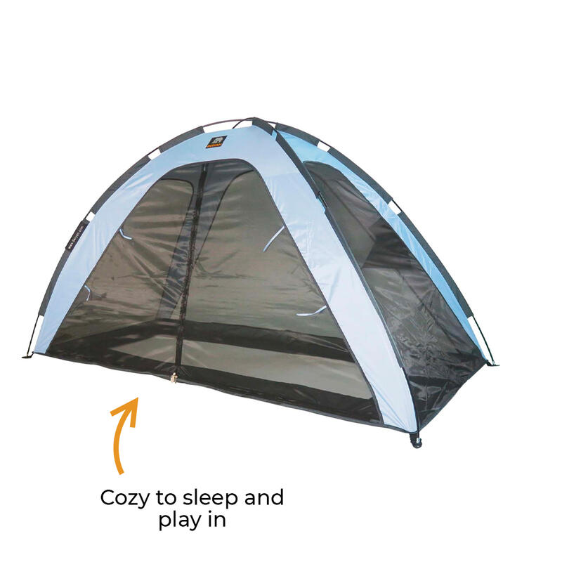 Plasă de țânțari Luxe Bed Tent Mosquito Net - 200x90cm - Sky Blue