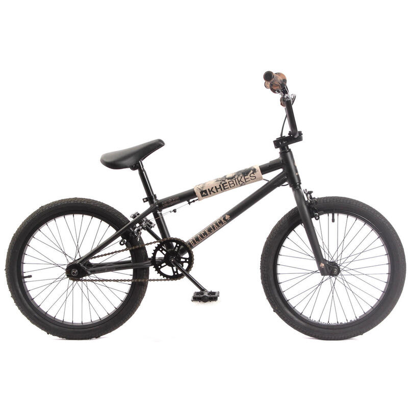 BICI BMX BLACK JACK BAMBINI NERO 10,2KG 20 POLLICI KHEBIKES