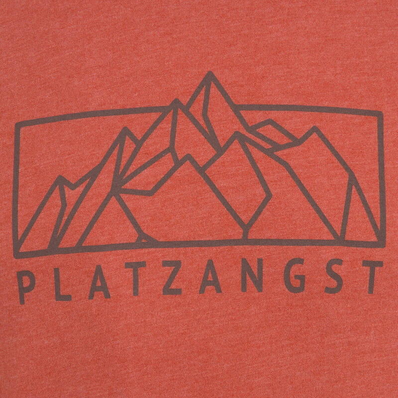 T-shirt avec logo de la montagne - Orange