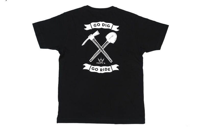 Go Dig Go Ride T-shirt - zwart
