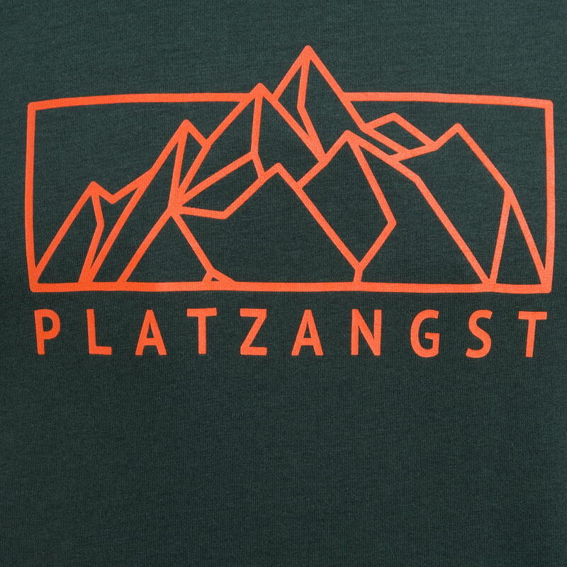 T-shirt avec logo de la montagne - Vert