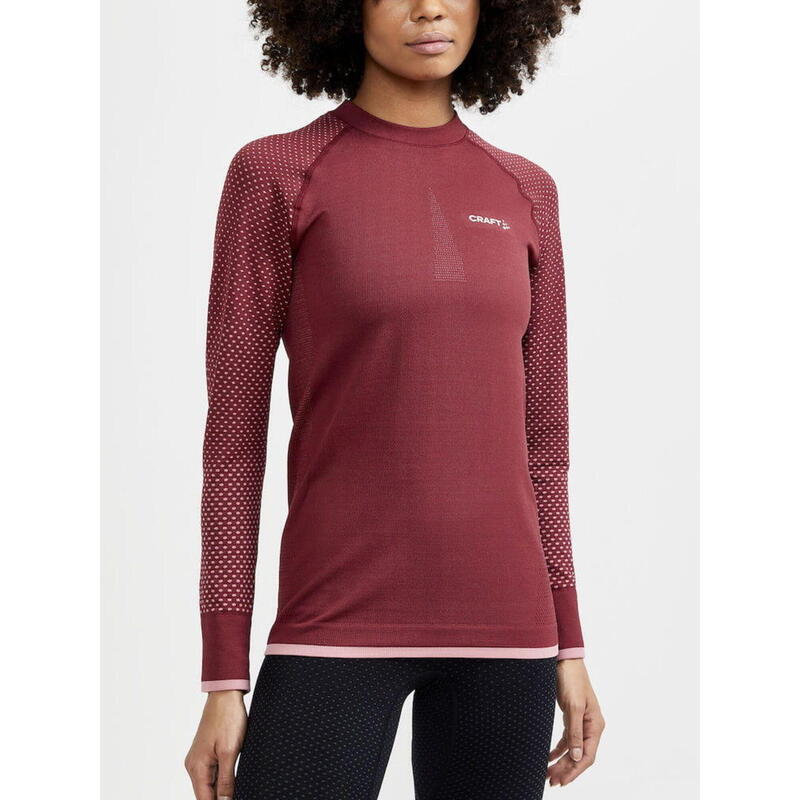 ADV Warm Fuseknit Intensity LS Mujer - Rojo