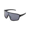 Gafas de sol DAFT - Negro metalizado mate/Plata Revo