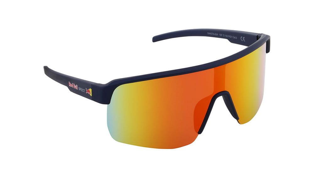 DAKOTA Zonnebril - Mat Metallic Blauw/Rood Revo 2/3