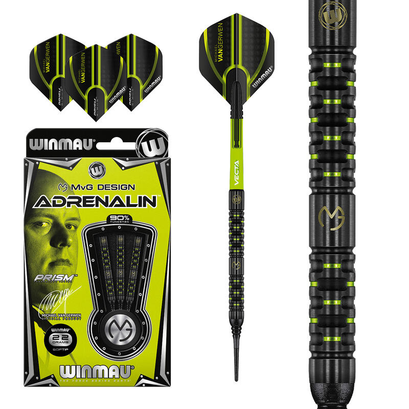 MvG Adrenalin softtip dartpijlen 22 gr.