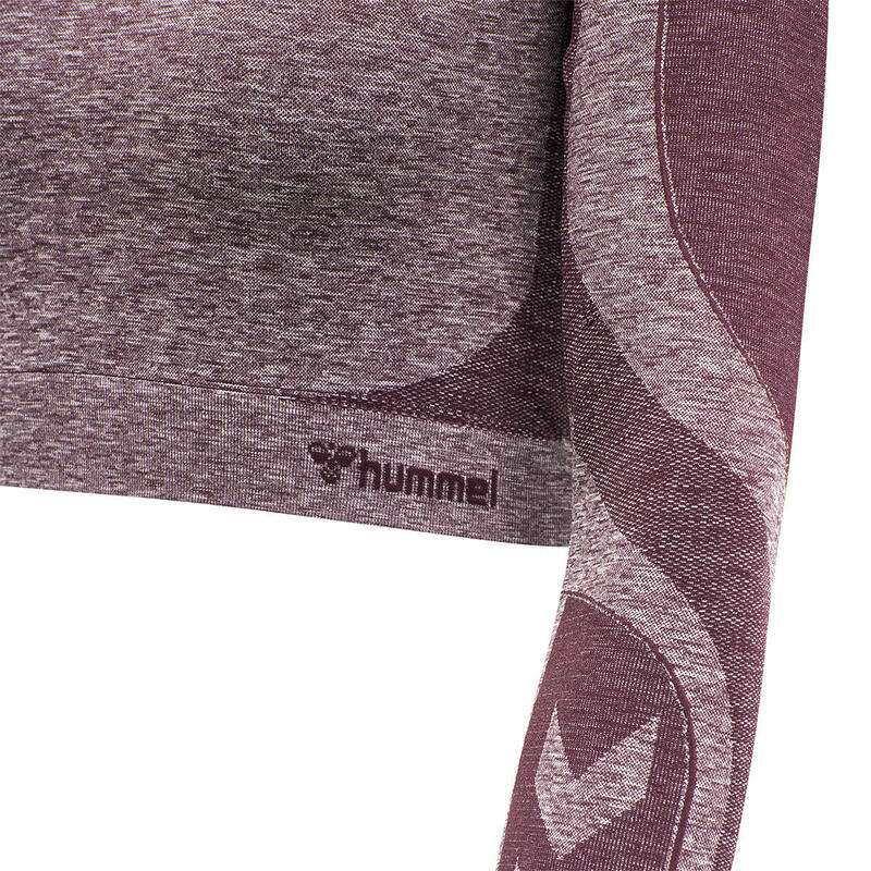 T-shirt de manga comprida para mulher Hummel hmlkady sem costuras