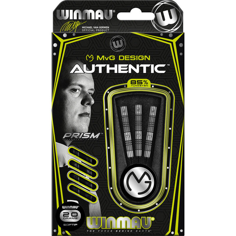 Dardos MvG Authentic punta blanda 20 gr.