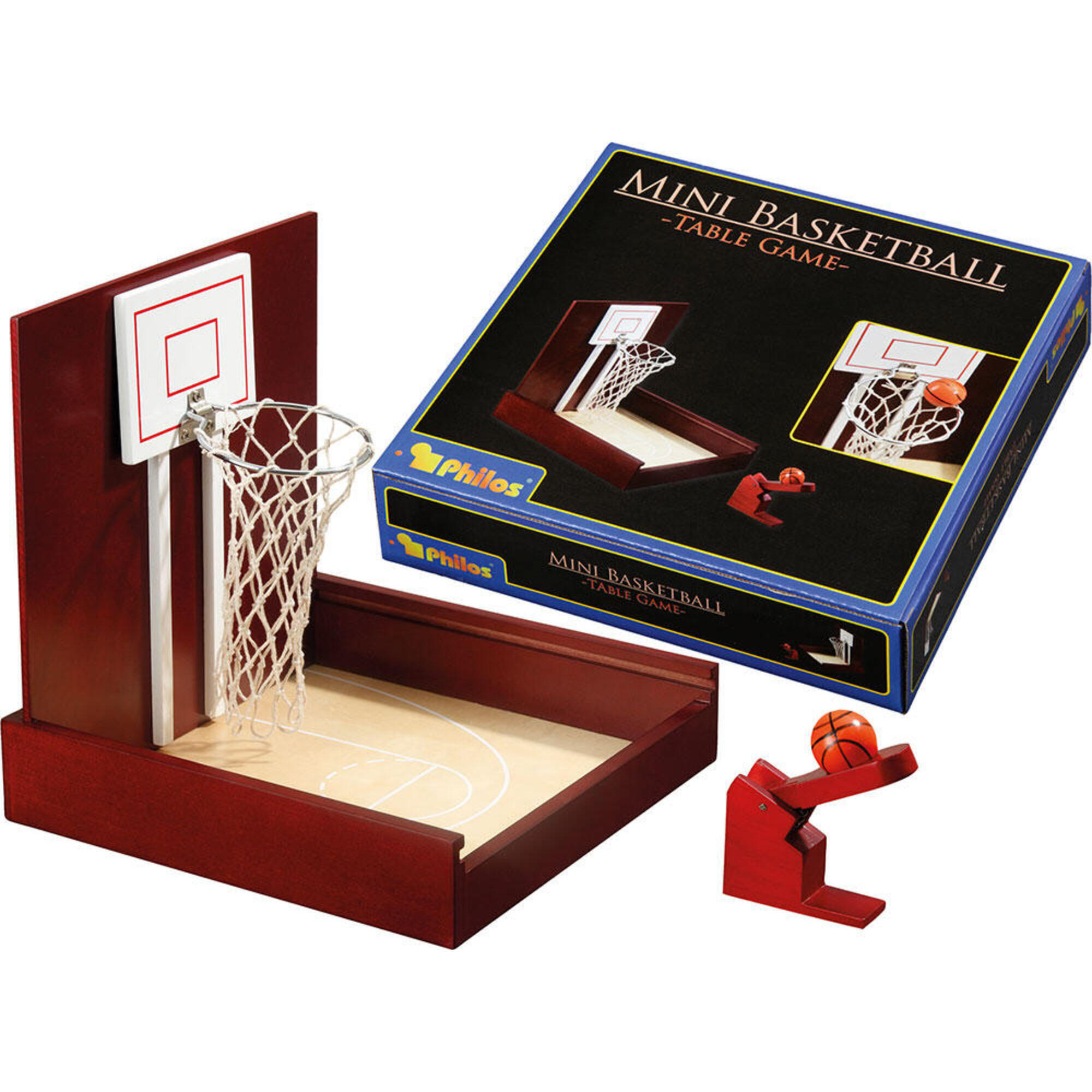 Mini gioco da tavolo basket, adulto, Marrone 1/1
