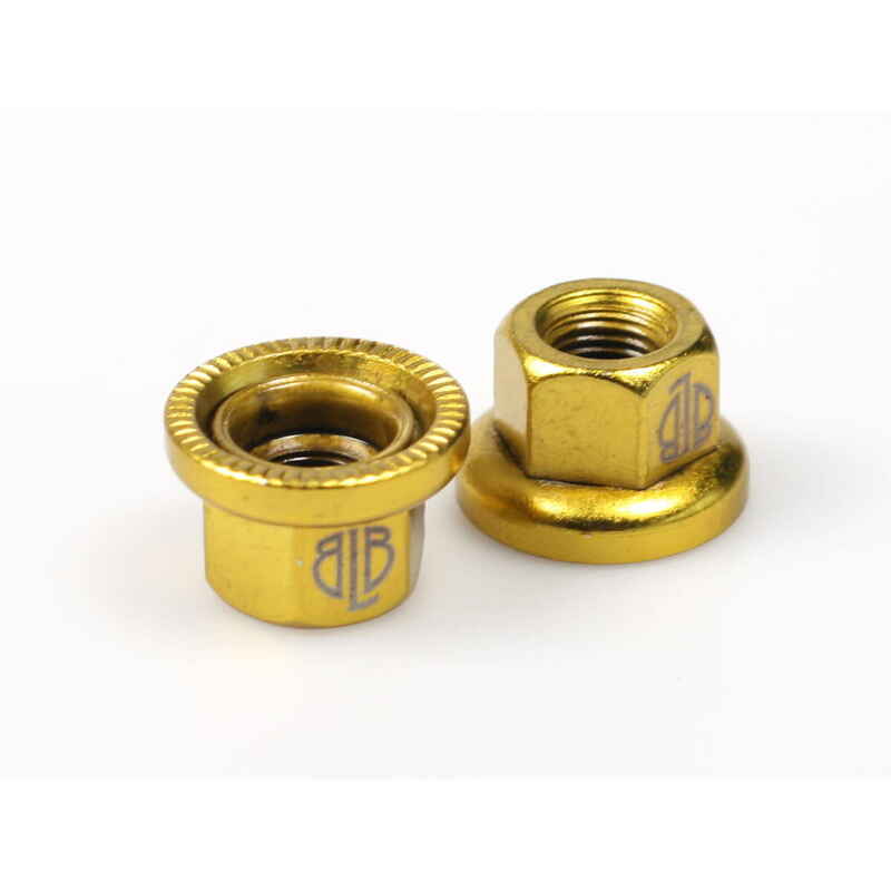 Track Nuts Achsmutter M10 Paar - HR - gold