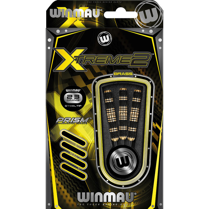 Fléchettes Winmau Xtreme2 à pointe en acier et laiton