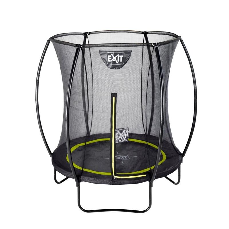 EXIT Toys - Trampoline Met Veiligheidsnet  - Silhouette - Rond - ø183cm - Zwart