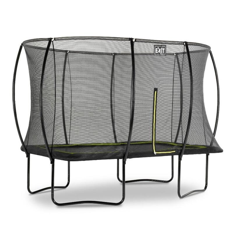 EXIT Toys - Trampoline Avec Filet De Sécurité - Rectangulaire - 214x305cm