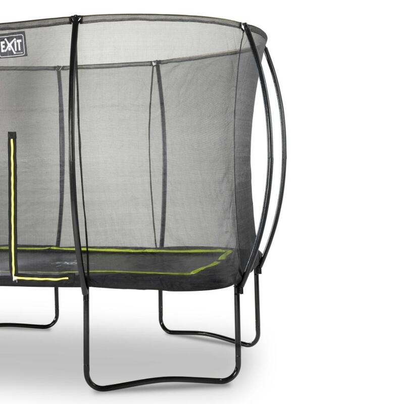 EXIT Toys - Trampoline Met Veiligheidsnet  - Silhouette  - 214x305cm - Zwart