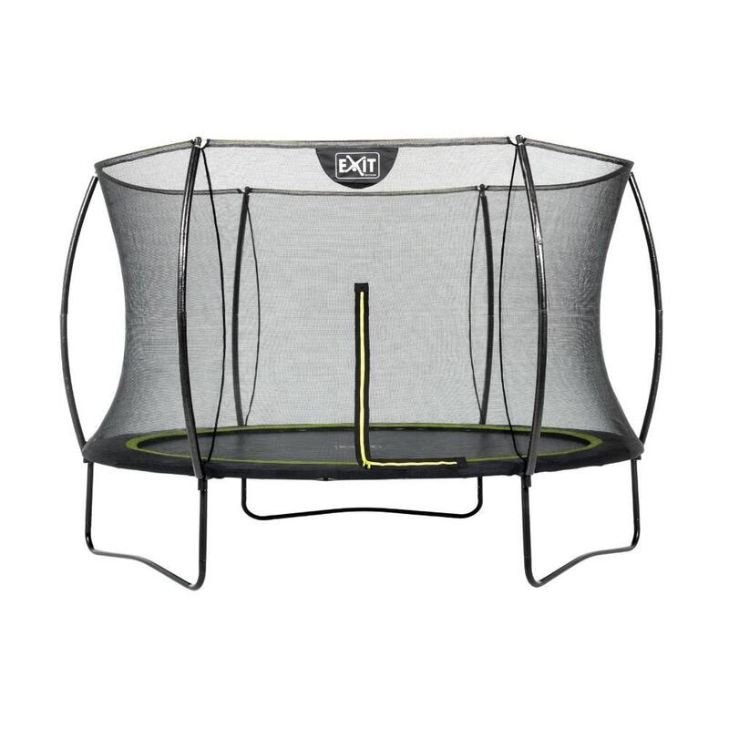 EXIT Toys - Trampoline Met Veiligheidsnet  - Silhouette - Rond - ø305cm - Zwart