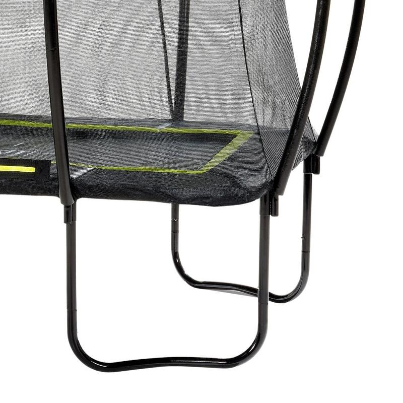 EXIT Toys - Trampoline Met Veiligheidsnet  - Silhouette  - 153x214cm - Zwart