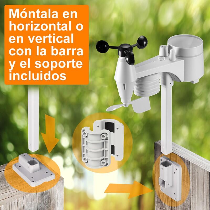 Estação meteorológica wifi com sensor 7 em 1 clearview BRESSER