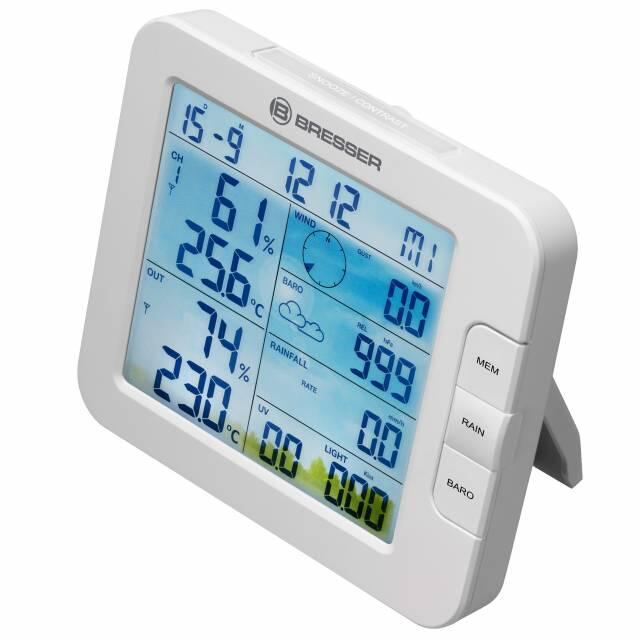 Bresser WLAN Comfort Weather Center con sensore professionale 7 su 1 bianco