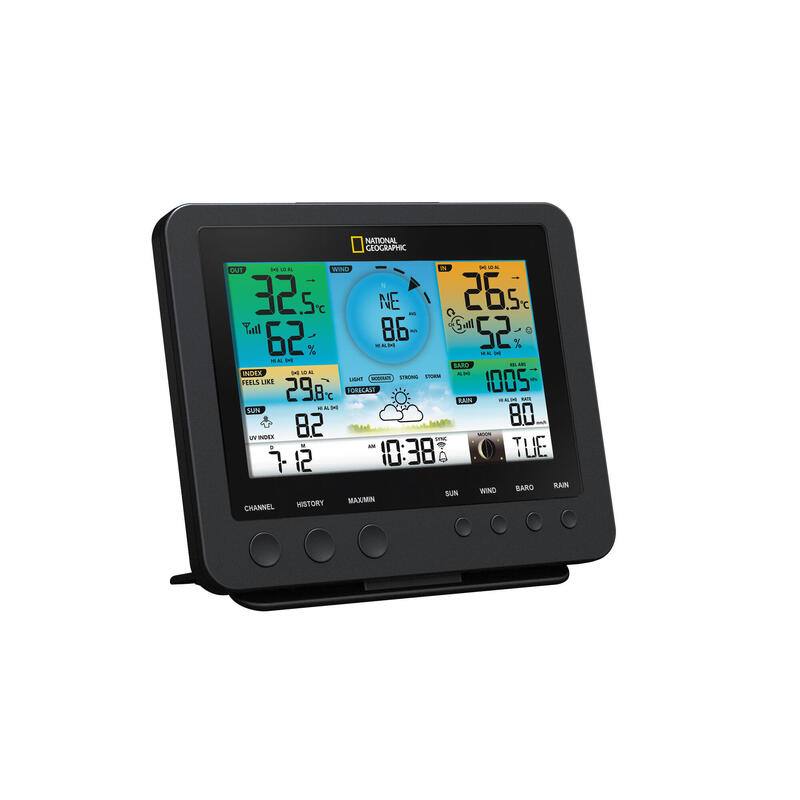 Centrala meteo National Geographic 7-in-1 cu Ecran Colorat