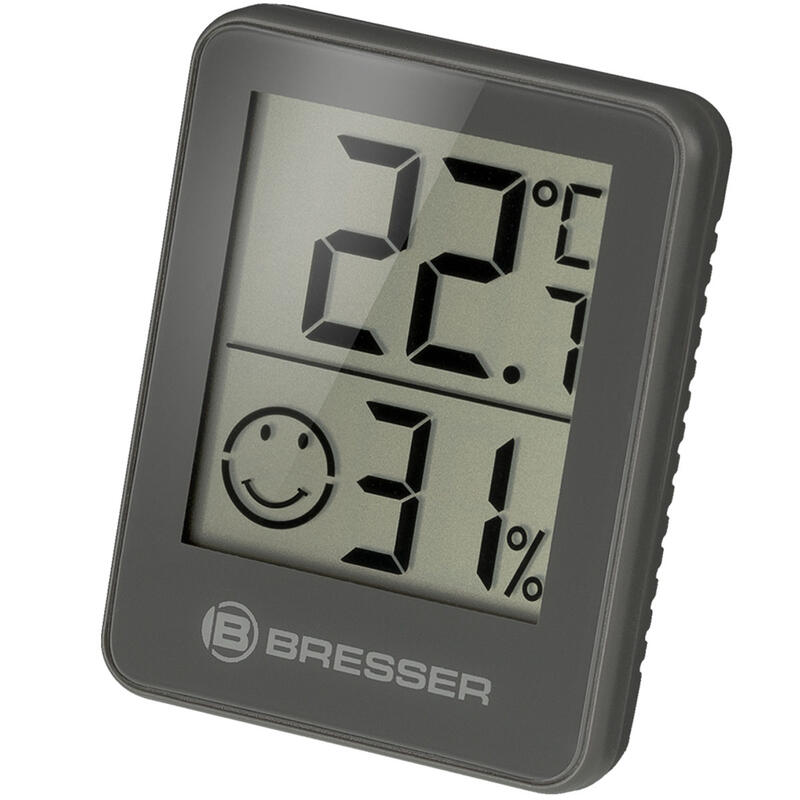 Indicatore di umidità e temperatura 3 unità Bresser - Grigio