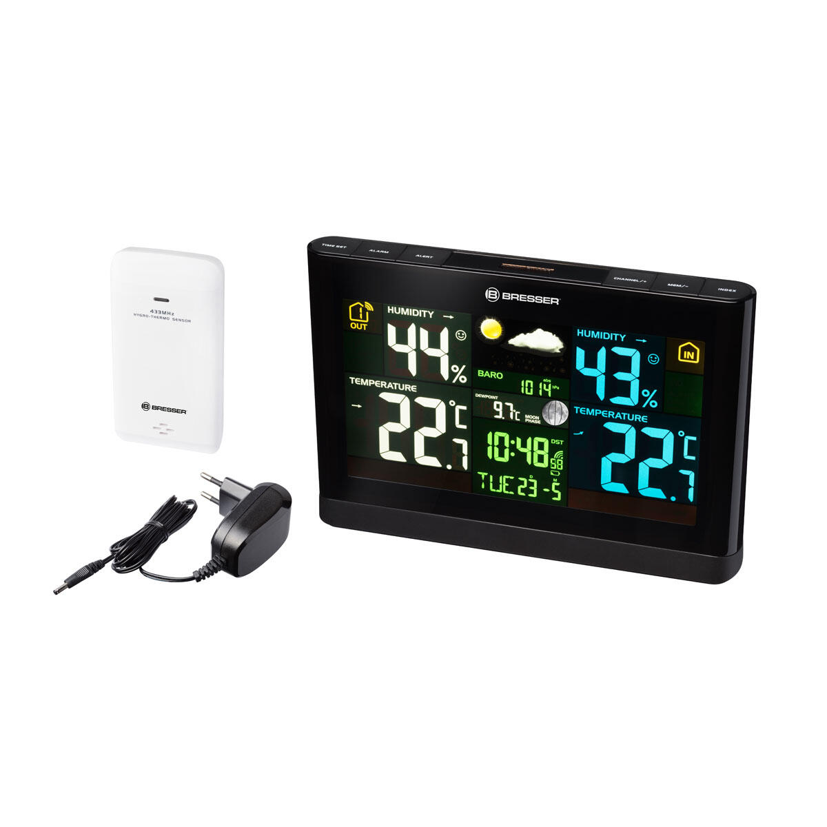 RC THBM Bresser Color Weather Station 2/4