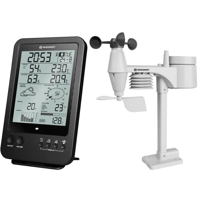 Stazione meteorologica 5 in 1 Black Bresser