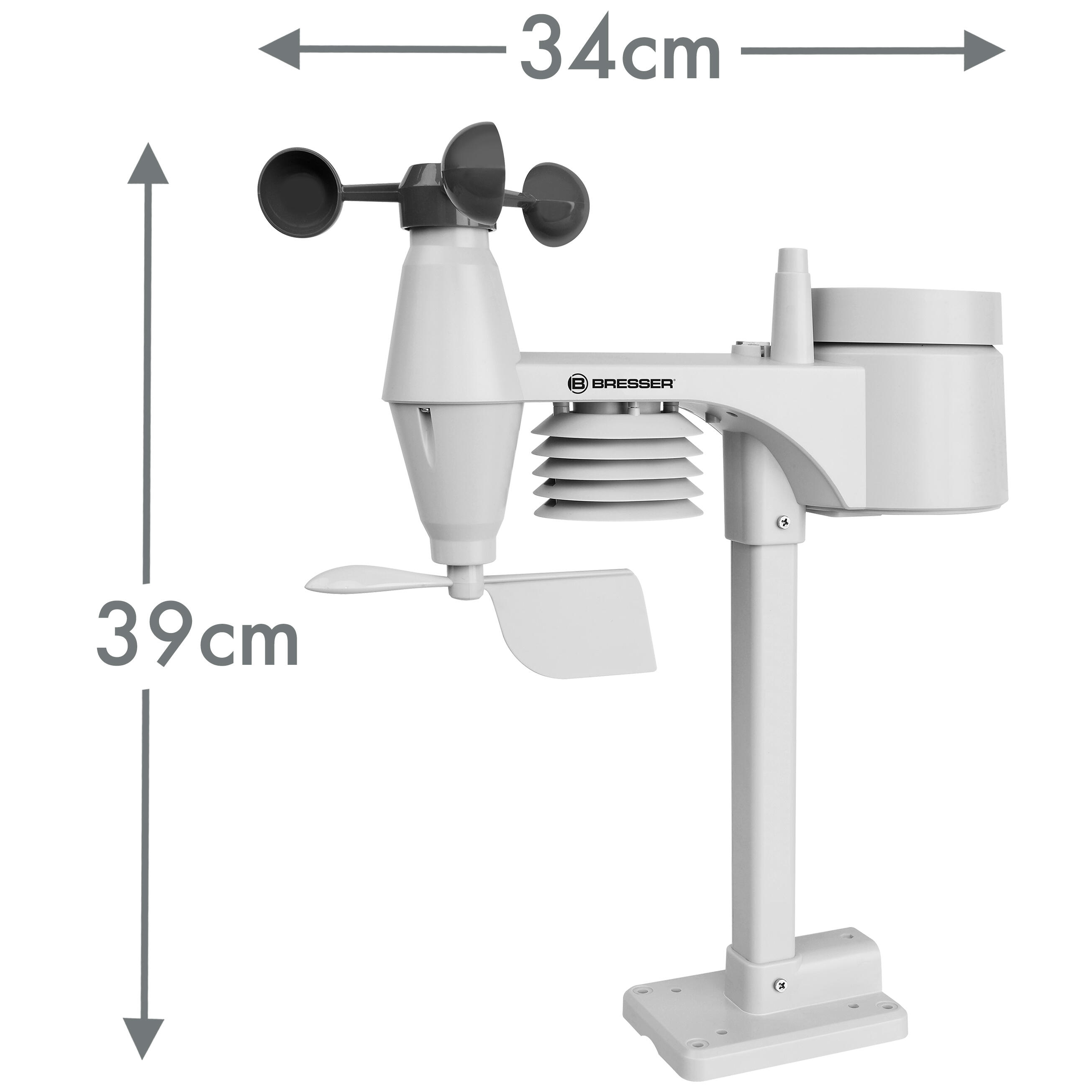 BRESSER Weather Center 5-in-1 zwart 3/7