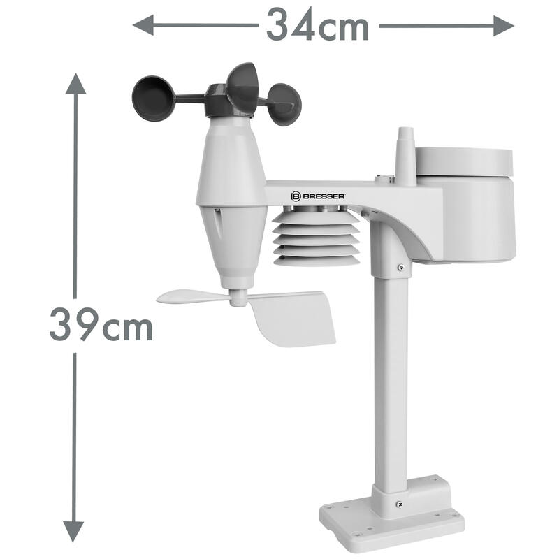 Stazione meteorologica 5 in 1 Black Bresser