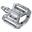 GR500 FLAT BIKE PEDAL - SILVER