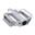 EF202 FLAT BIKE PEDAL - SILVER