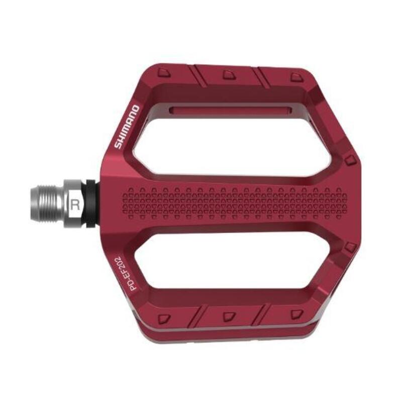 EF202 FLAT BIKE PEDAL - RED