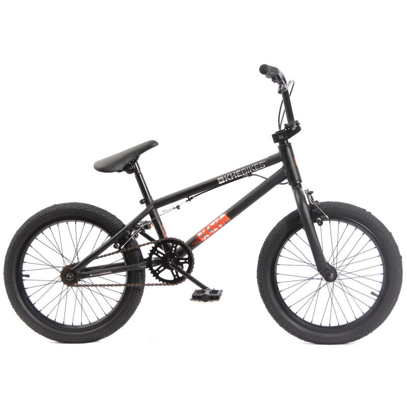 BMX BICICLETA BLAZE CRIANÇA PRETA 10,2KG 18 POLEGADAS KHEBIKES