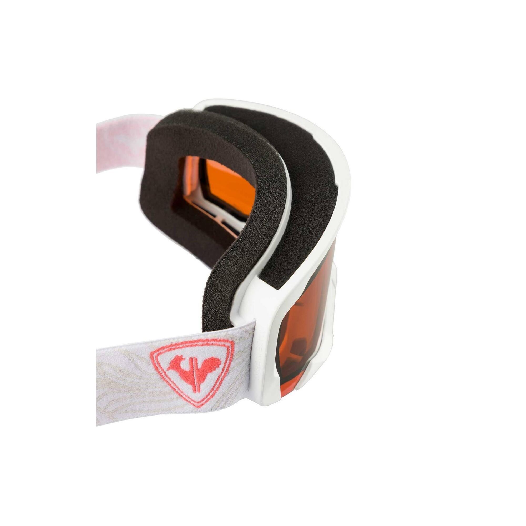 Gafas de esquí de mujeres Rossignol Spiral en blanco 3/5