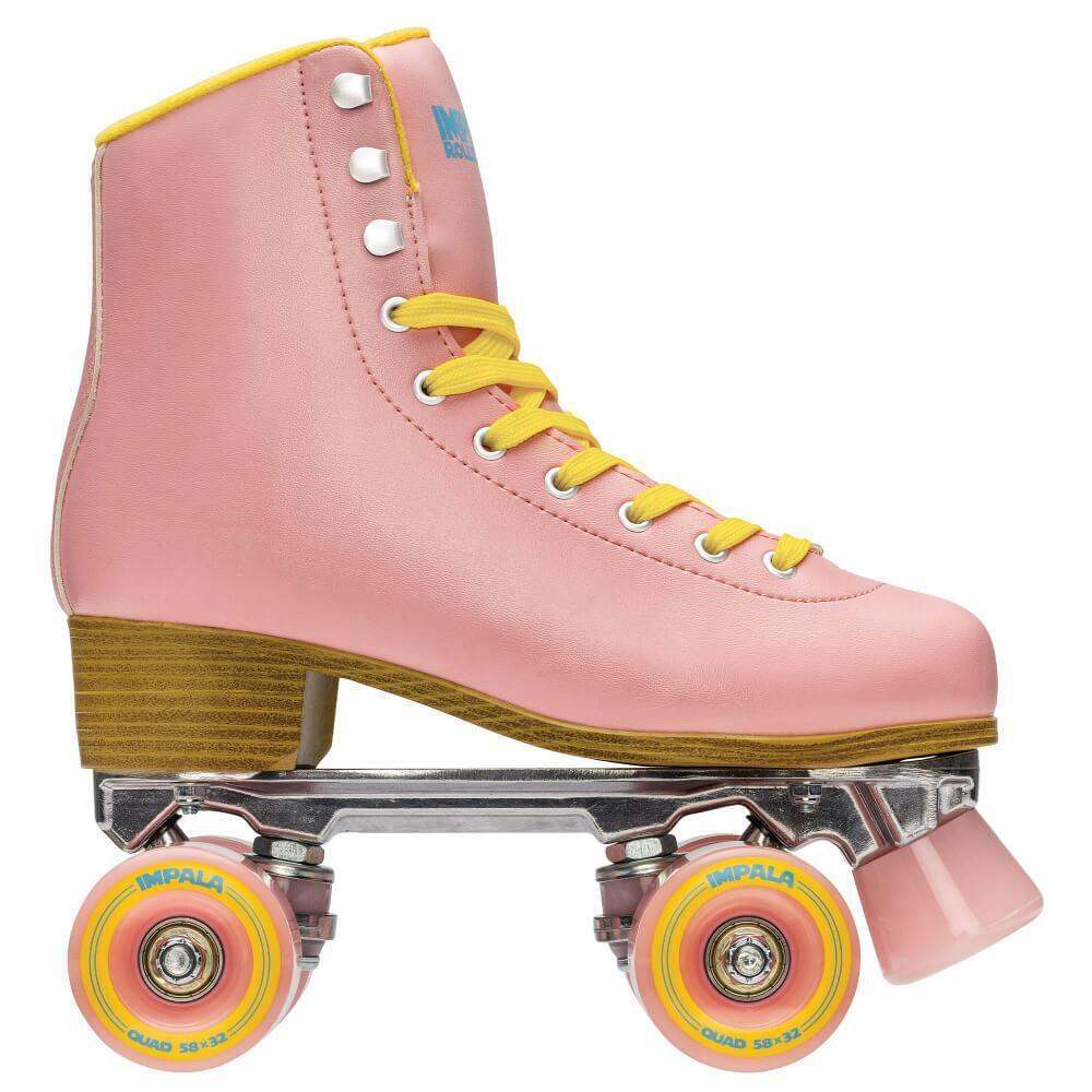 Impala Skate - Rollers Femme Impala Quad Skate - Patins À Roulettes - Jaune|rose - 36 - Decathlon