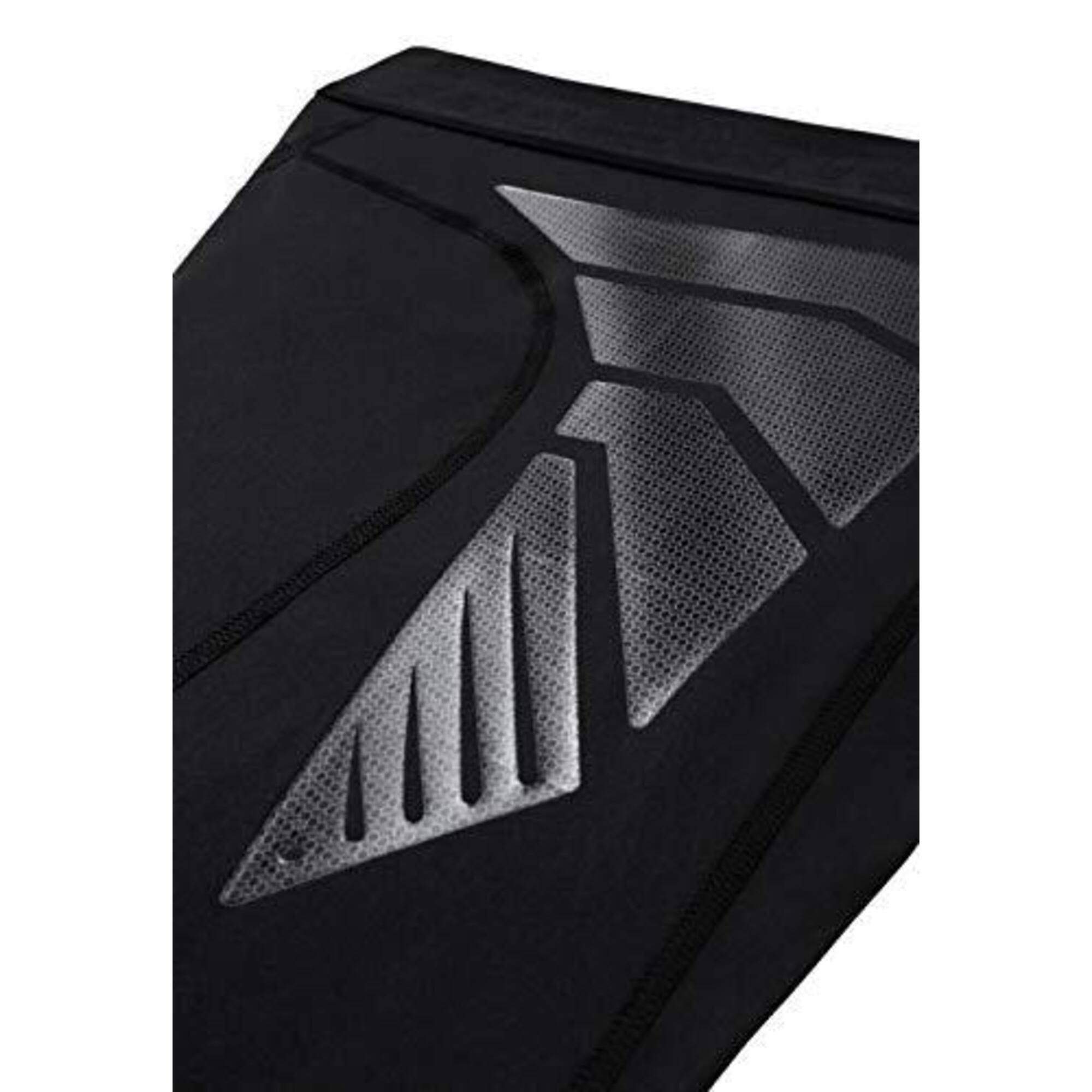 Men's CarbonForce Quick Dry Base Layer Compression Shorts - Black Stealth 3/5