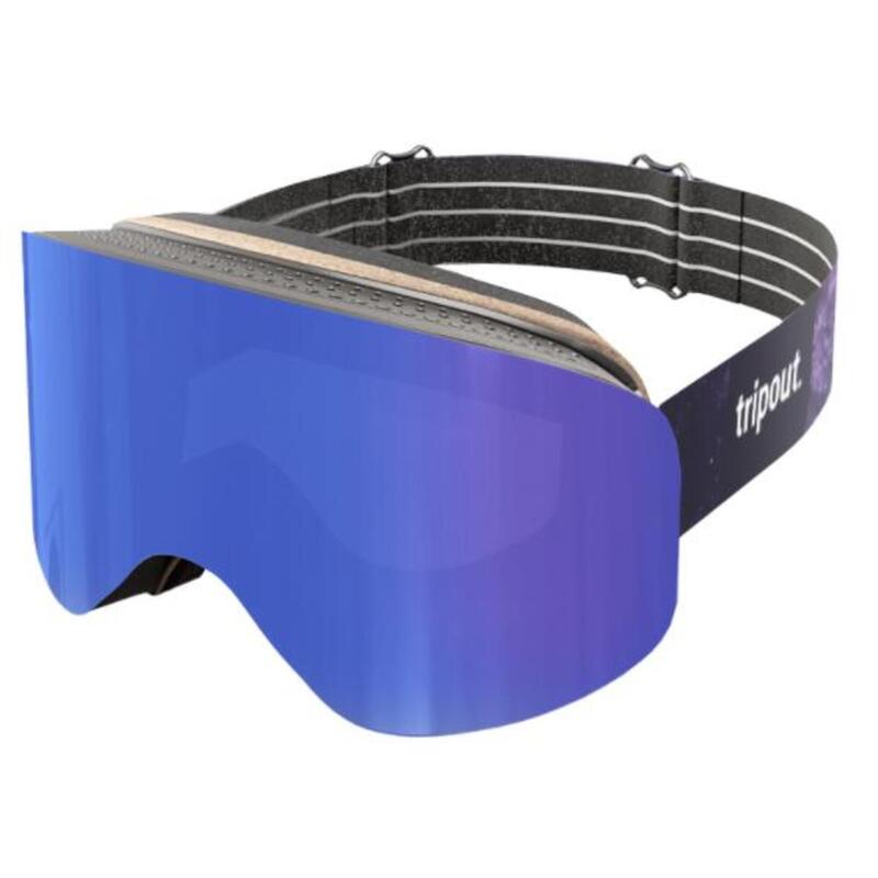 Gogle narciarskie i snowboardowe dla dorosłych Tripout Optics Racer Blue