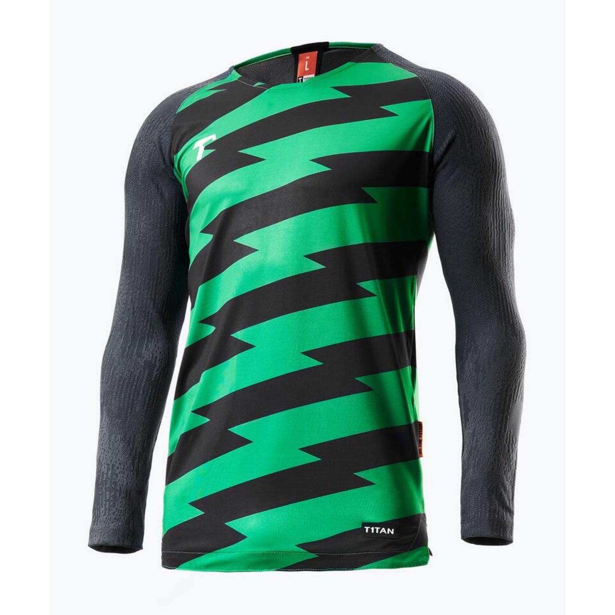 Camiseta de portero manga larga T1TAN unisex verde