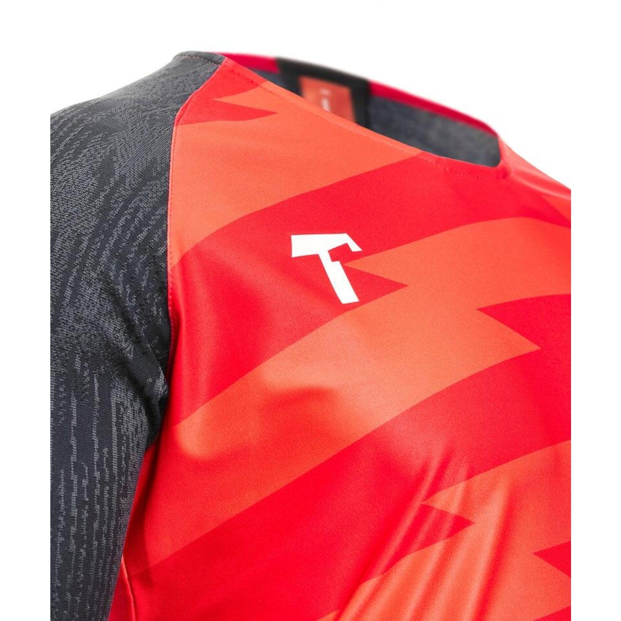 Camiseta de portero manga larga T1TAN unisex roja