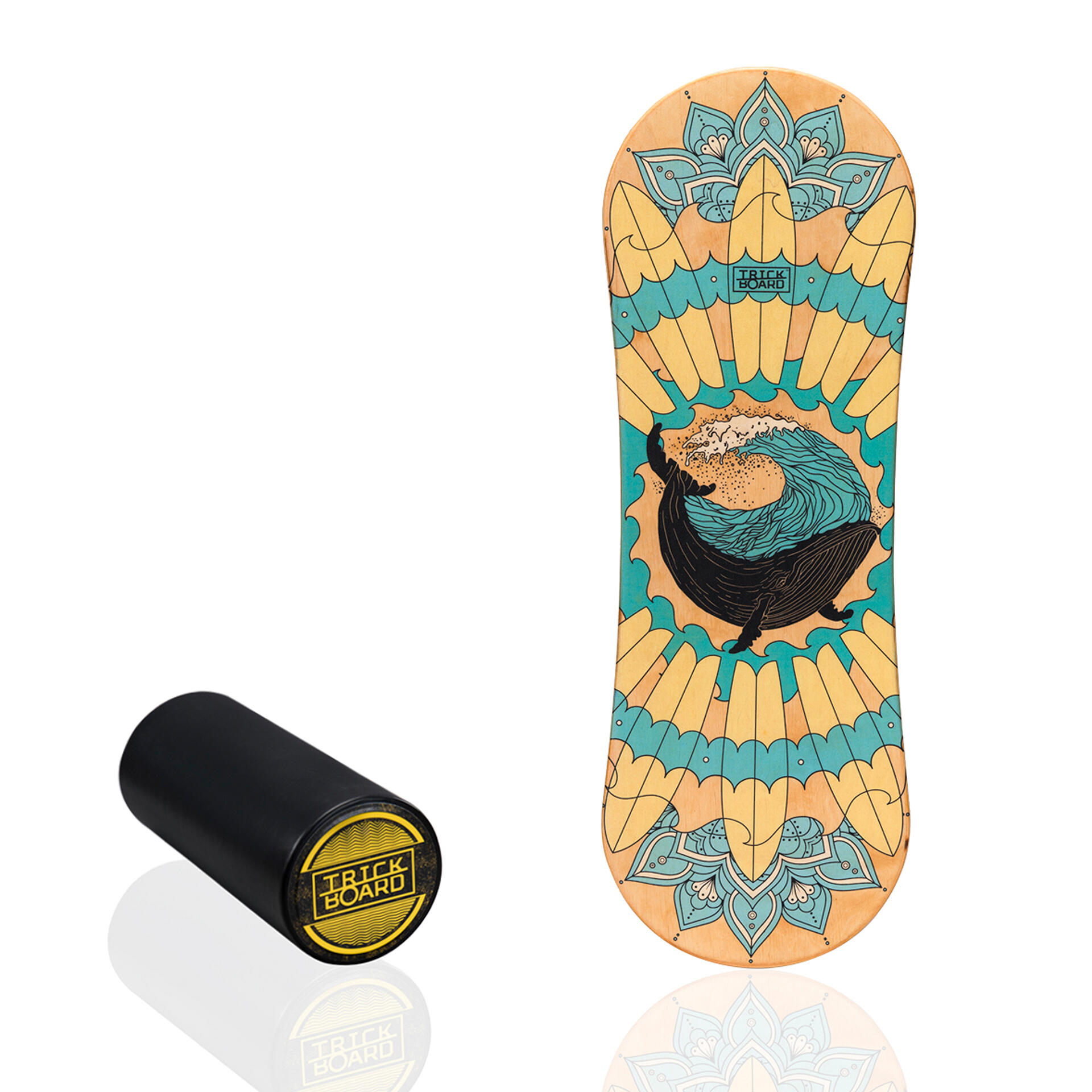 TRICKBOARD Balance Board Mandala