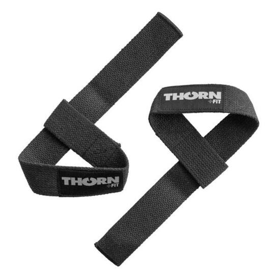 Lifting Straps aus Baumwolle Schwarz THORN FIT