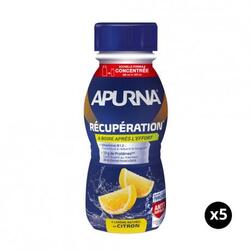 Lot de 5 boissons de récupération citron bouteille Apurna