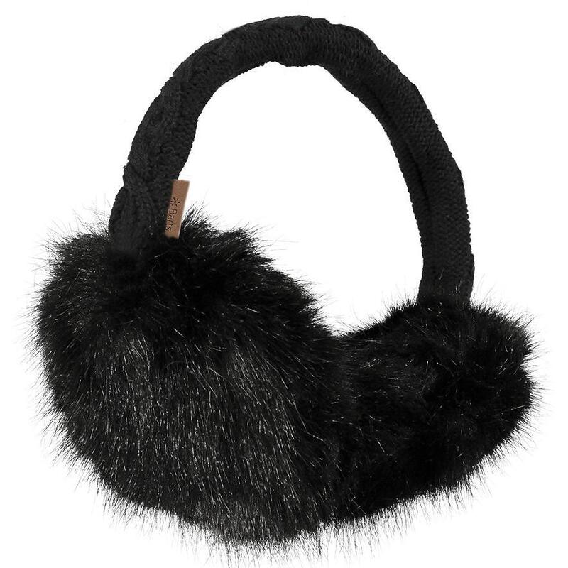 Cache Oreilles Fur Earmuffs Black