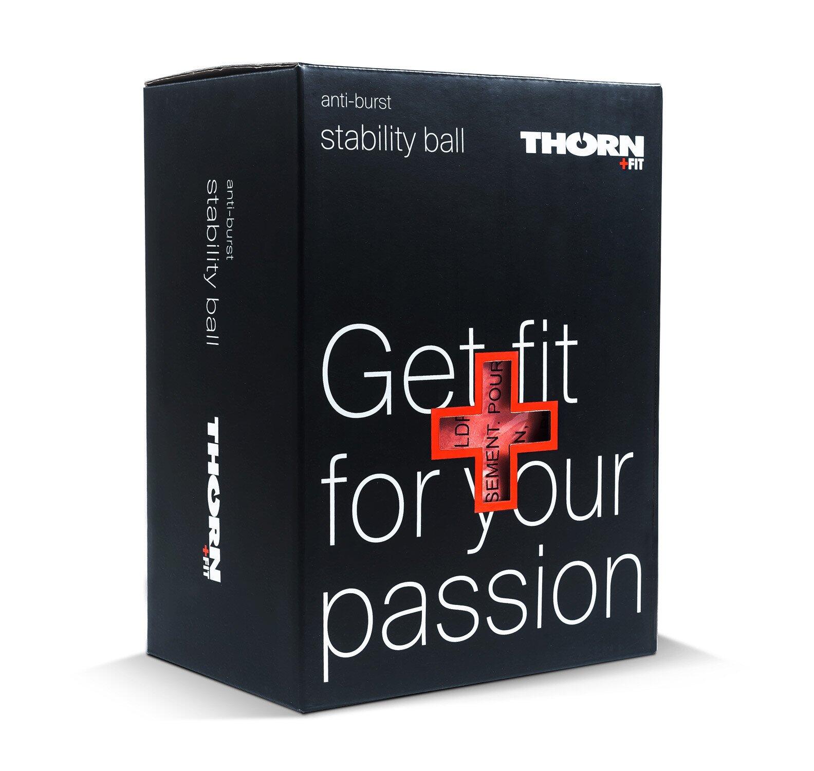 Piłka treningowa fitness 65cm z pompką Thorn Fit 2/3