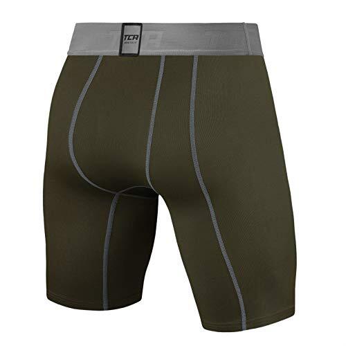 Men's Performance Base Layer Compression Shorts - Forest Night 2/5