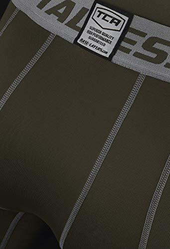 Men's Performance Base Layer Compression Shorts - Forest Night 3/5