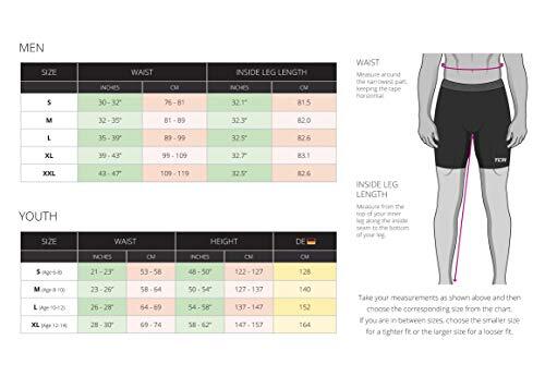 Men's Performance Base Layer Compression Shorts - Cabernet 5/5