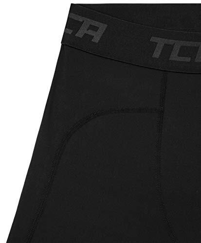 Men's Performance Base Layer Compression Shorts - Black Stealth 3/5