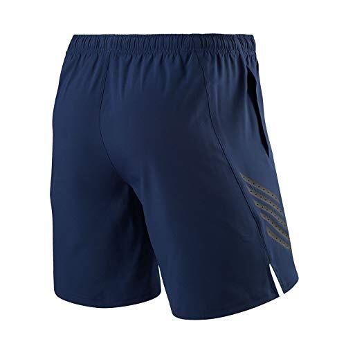 Men's Laser Light Weight Running Shorts with Pockets - Night Sky 2/5