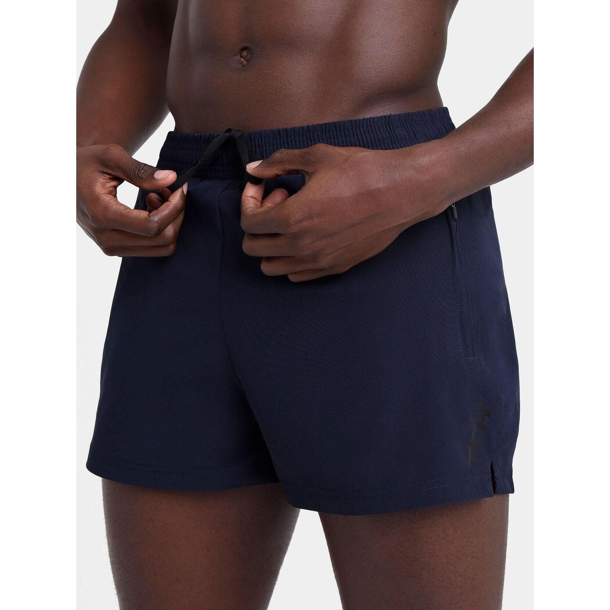 TCA Men’s Pace 3-Inch Short with Inner Mesh Brief and Zip Pocket