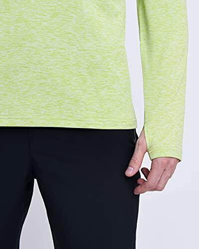 Men’s Thermal Funnel Neck Top - Lime Punch 3/5