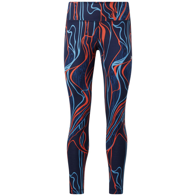 Legging femme Reebok Lux Perform Nature Grown Print Mid-Rise